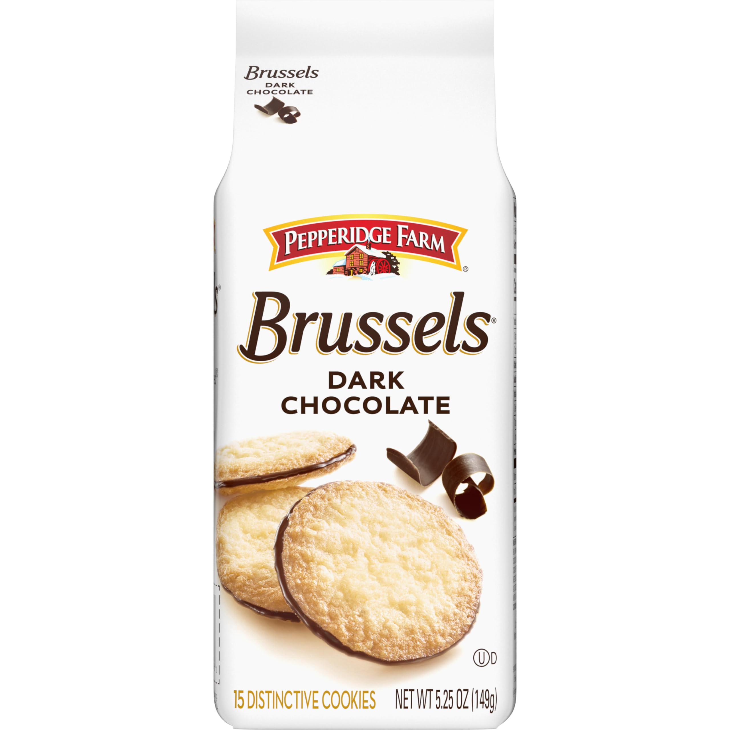 Amazon.com: Pepperidge Farm Brussels Dark Chocolate, 15 Lace