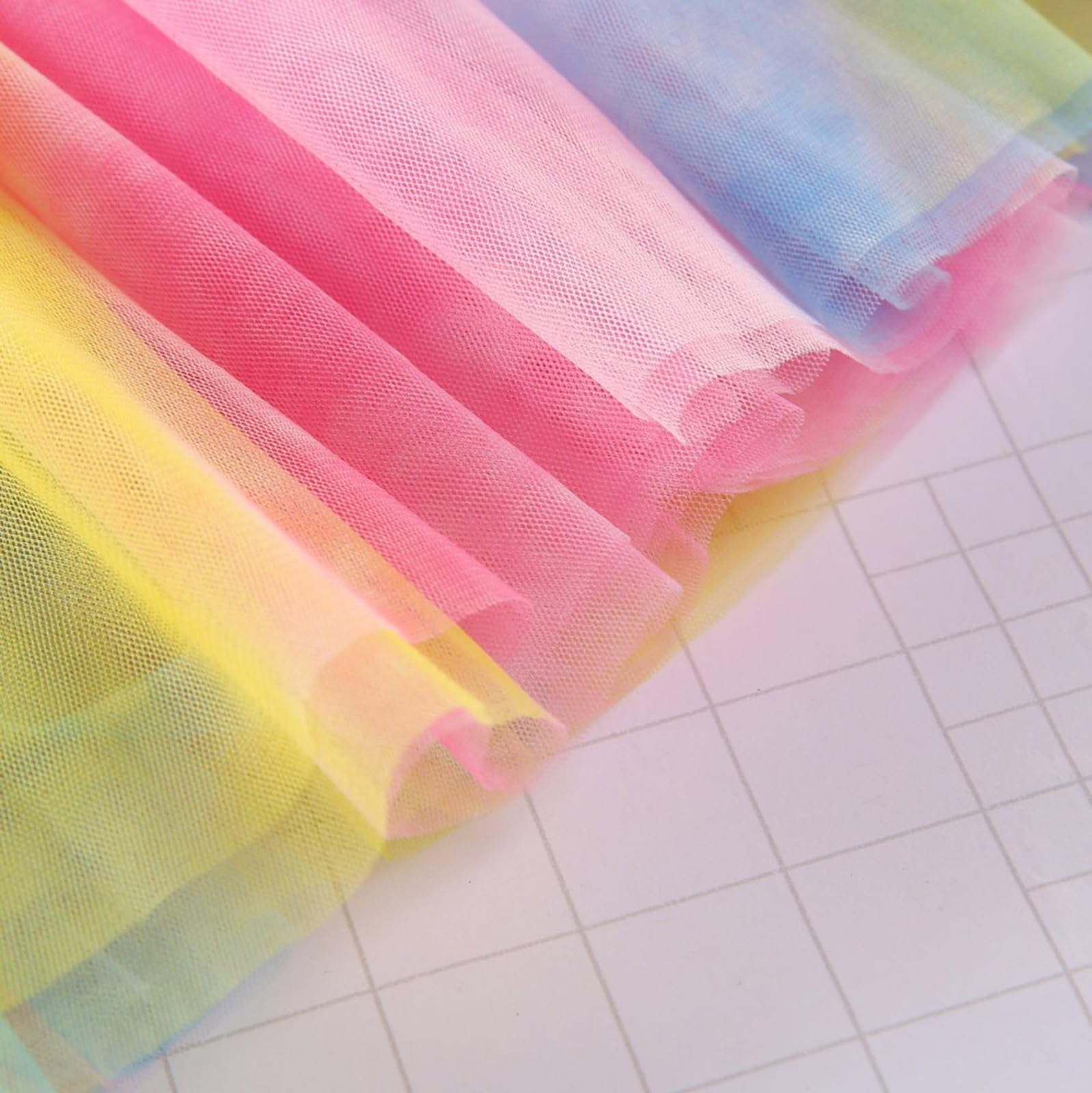 Tüll-Tutu-Röcke für Mädchen, Karneval, elastischer Tanzrock, Prinzessin, klassisch, Maskerade, hohe Taille, Netzrock, kurz, geschwollenes Mädchen-Zubehör