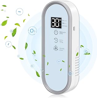脱臭機 オゾン発生器 空気清浄機 マイナスイオン発生器 放出量アップ 車載用空気清浄器 ミニ空気清浄機 消臭 ほこり除去 ペット静音 花粉対策 静音 コンパクト タイミング機能搭載 フィルター交換不要 キッチン/トイレ/寝室/玄関 日本語取扱説...
