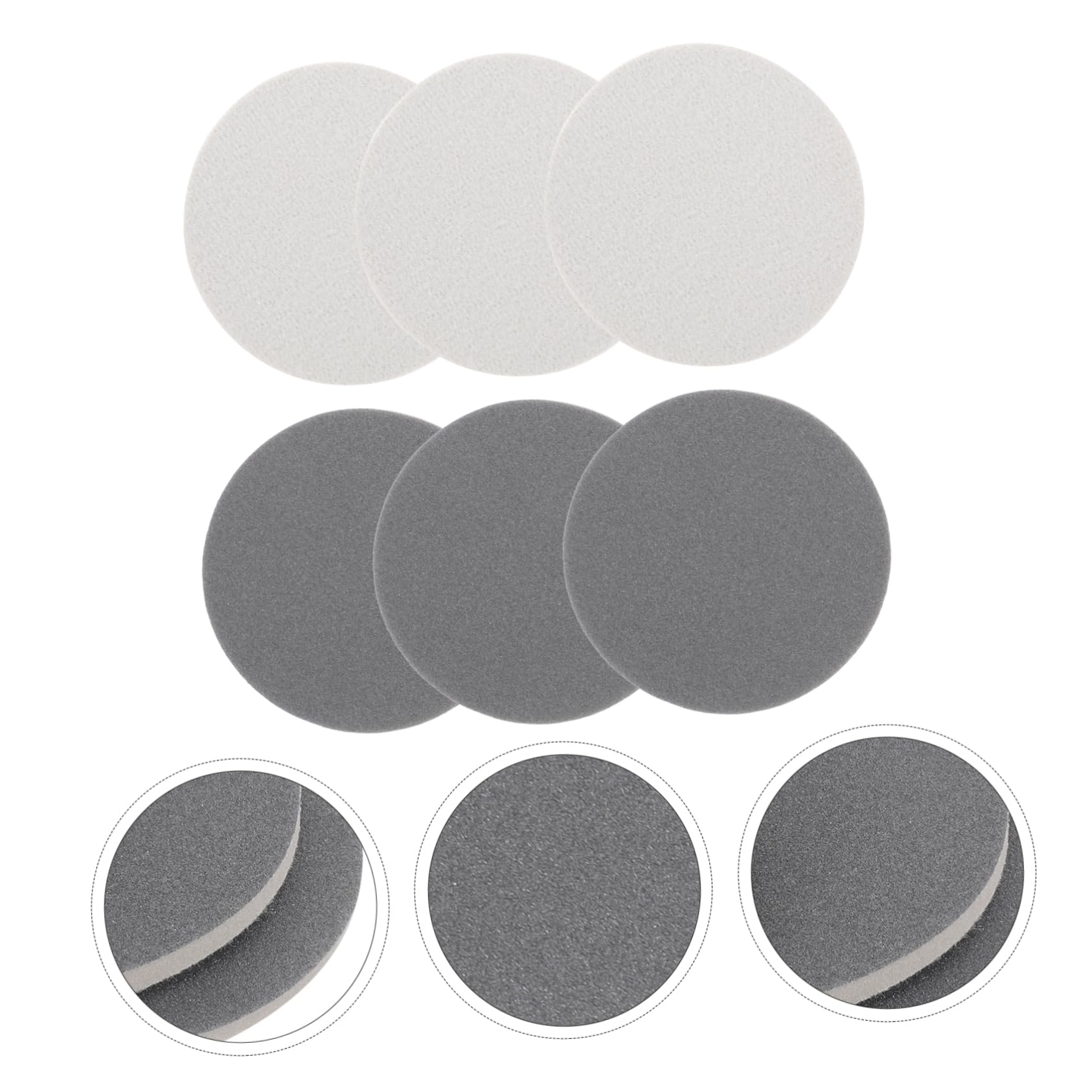 DOITOOL 30piezas Pads De Pulido Para Bolas De Bowling Accesorios De Limpieza Multiusos Material De Esponja Lija Para Mantenimiento De Bowling