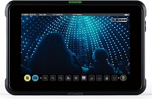 Miniatura 2 de Atomos Shinobi - Paquete de monitor de foto y video HDMI HDR 4K de 7 pulgadas con kit de accesorios Atomos - Parasol para el sol, LCD y protector de