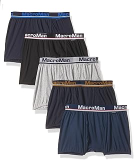 Macroman Solid Mini Trunk for Men | 100% Cotton Fabric | Outer Elastic | Pack of 5 Price In India