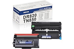 TN850 Toner Cartridge and DR820 Drum Unit Compatible with Brother Printers