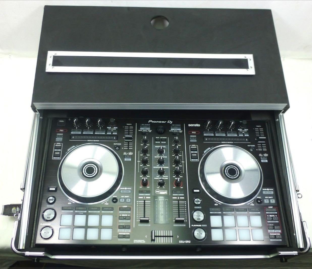 LASE Euro Case For Pioneer DDJ-SR2, DDJ-RR Controller Case W/Glide