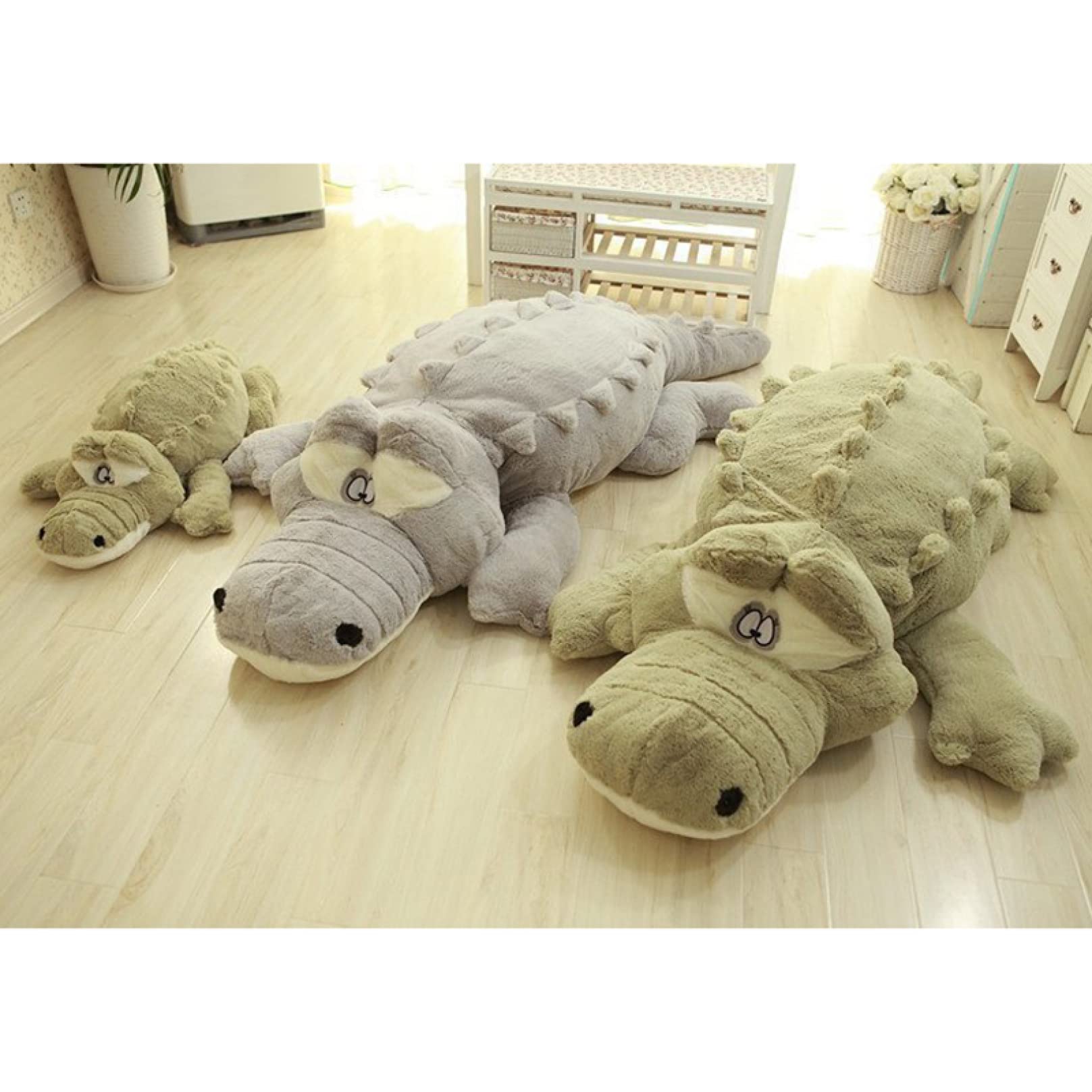 Amazon.co.jp: ぬいぐるみ 特大 わに ワニ 可愛い鰐 動物 大きい 鰐