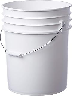 Sponsored Ad - Letica Premium 5 Gallon Bucket, HDPE, White, 12 Pack