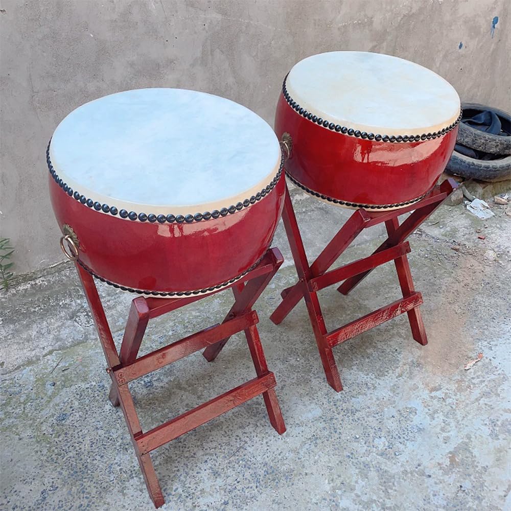 Japanische Taiko, Flache Trommel Mit Stand, Verwendet Für Aufführungen/Festivals/Unterrichts -Percussion -Instrumente,40CM