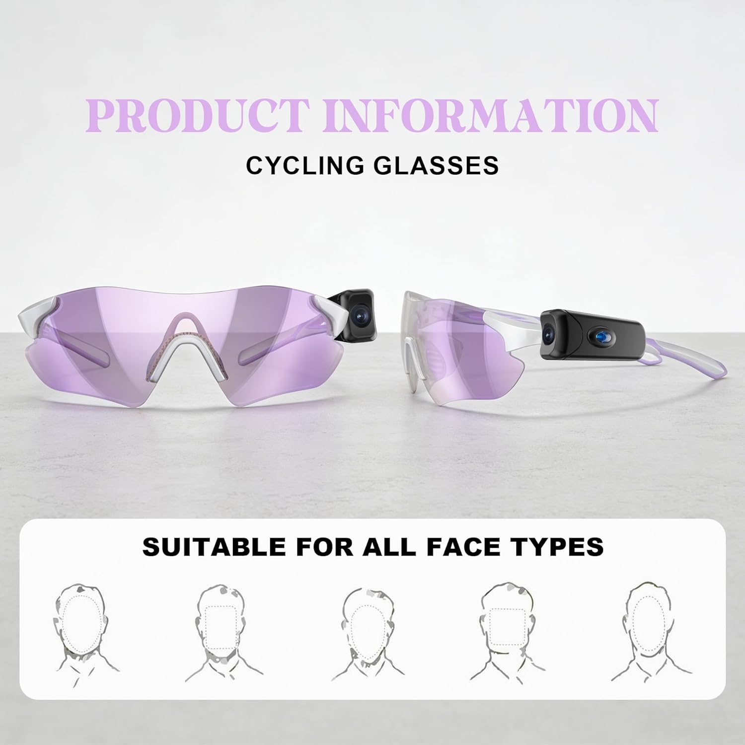 Polarized Sports Sunglasses for Men and Women, polarized glasses featuring high-definition polarized lenses UV