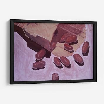Canvas Lab | Chochitos by El escandaloso | 11 x 7 in | Fine Art Framed Print, Frame Color Black | Food, Food, Cuisine | Wall Decor for Bedroom, Living Room or Office