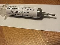 Vista 104 de TechDiamondTools - Pasta de pulido compuesto de diamante, grano de 2,000, 4-8 micrones para mármol, vidrio, metal, joyería, resina, plata, cromo