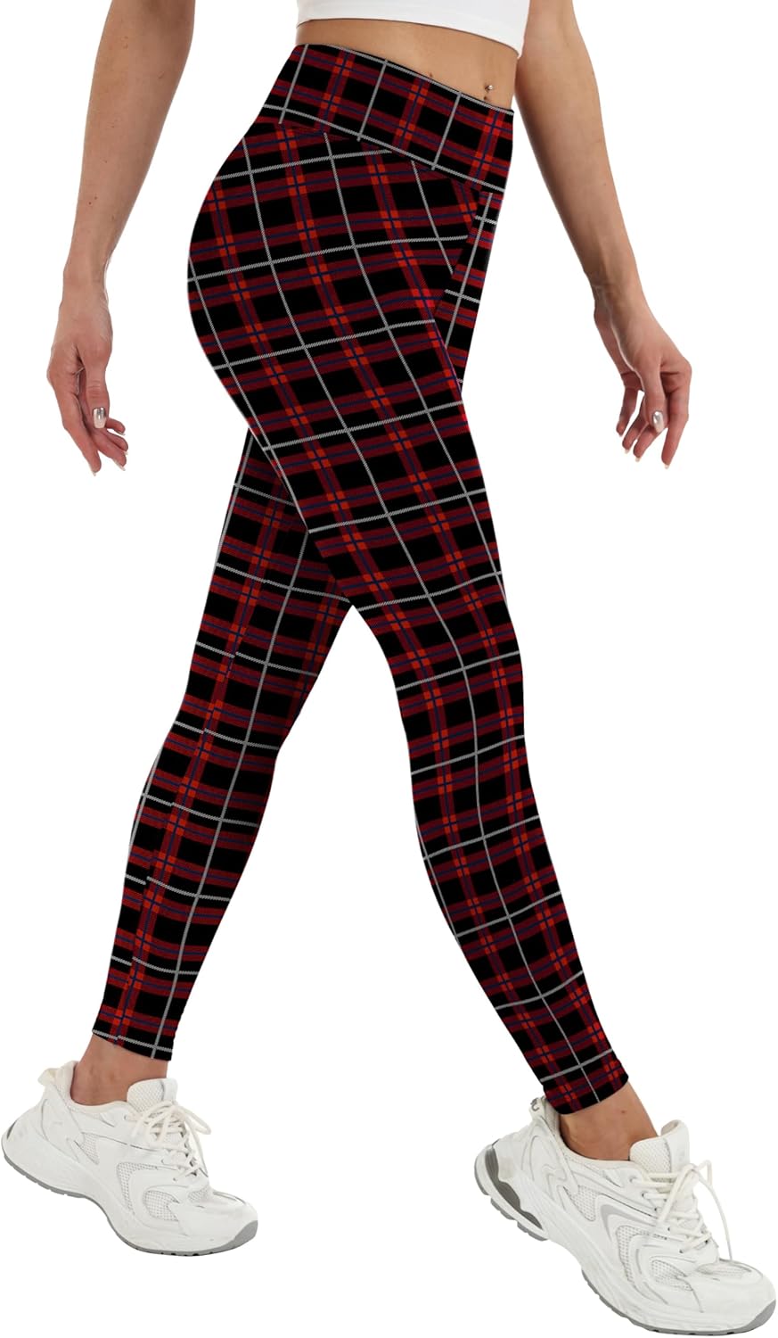 Alaroo Fleece Lined Leggings Women Fall Winter Thermal Warm Elastic High Waisted Tummy Control Workout Yoga Pants - Image 5