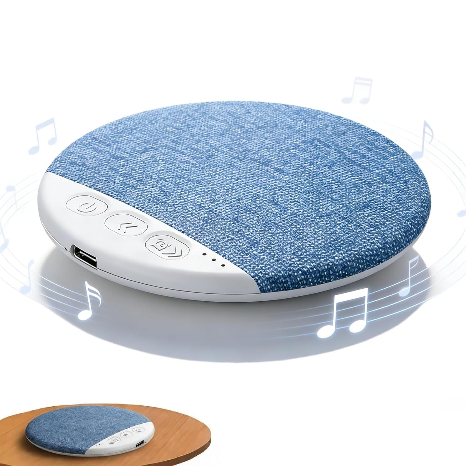 Ultra-Thin Bluetooth Pillow Speaker with Bluetooth 6.0, 2026 New Pillow Speakers for Sleeping, Bone Conduction Under Pillow Speaker with Soothing Sounds & Sleep Timer for Side Sleepers & Deep Sleep