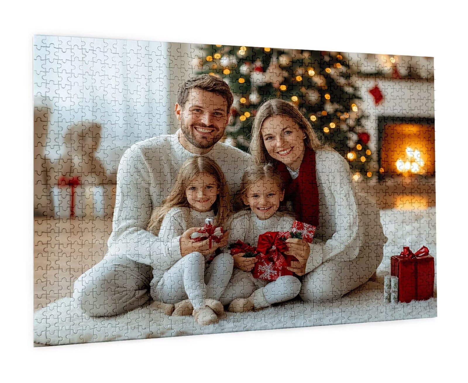 Personalisiertes Puzzle mit Eigenem Foto - 1000/1314/1500/2000/3000/4000/5000 Teile, Puzzle Selbst Gestalten, Personalisierte Geschenk für Familie, Paare & Haustierfans Geburtstag, Weihnachten C-582