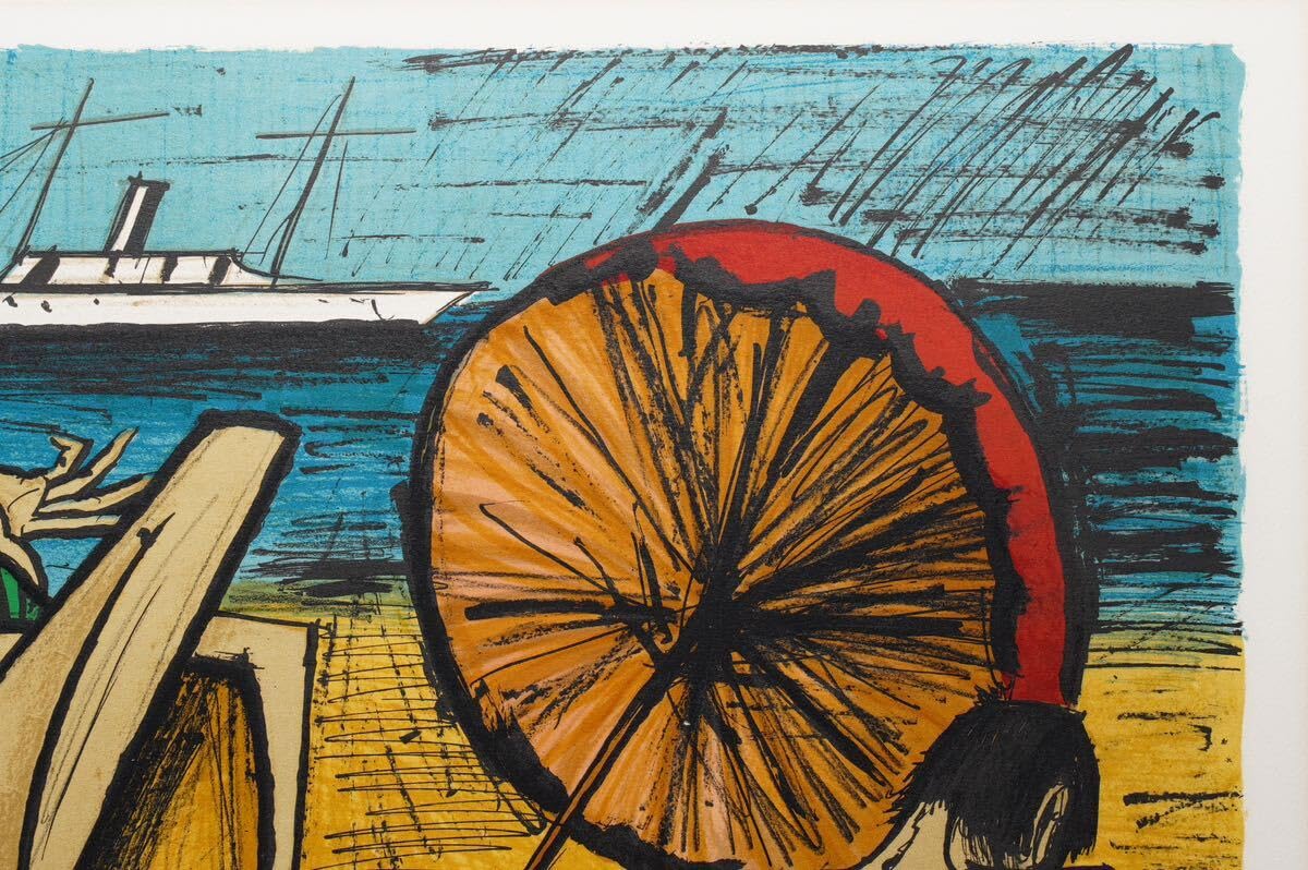 Amazon.co.jp: 真作 ベルナールビュッフェ Bernard Buffet「タヒチの