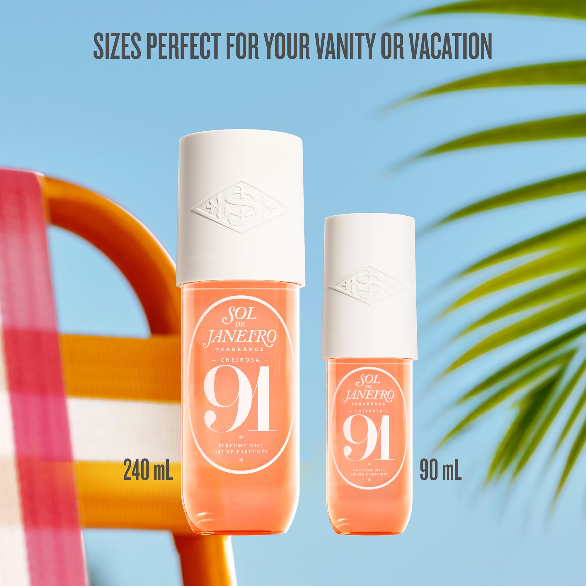 Sol de Janeiro Cheirosa 91 Perfume Mist, Körperspray mit Passionsfrucht, Honigkaramell und Rose, Blumiger Duft, Vegan und Parabenfrei