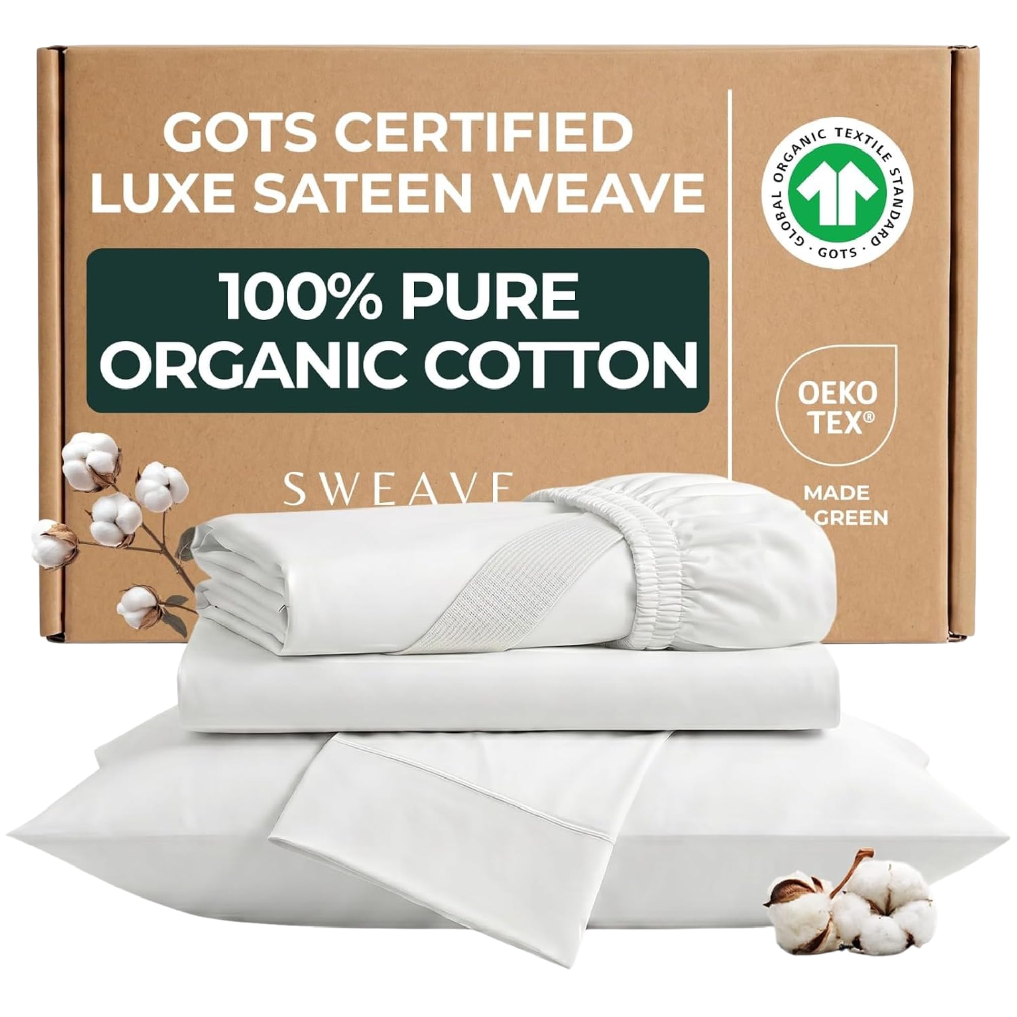 Sweave 100% GOTS Certified Organic Cotton Sheets