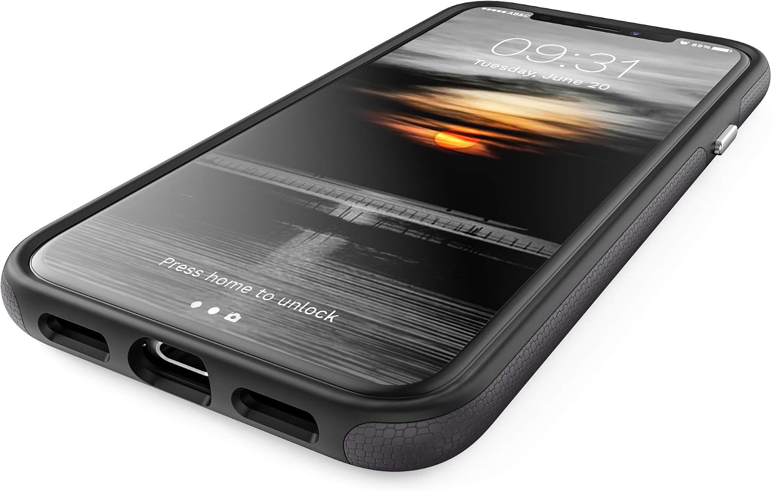 Crave Case for iPhone Xs and iPhone X, Dual Guard Protection Series Cover for Apple iPhone X/XS (5.8 Inch) - Black