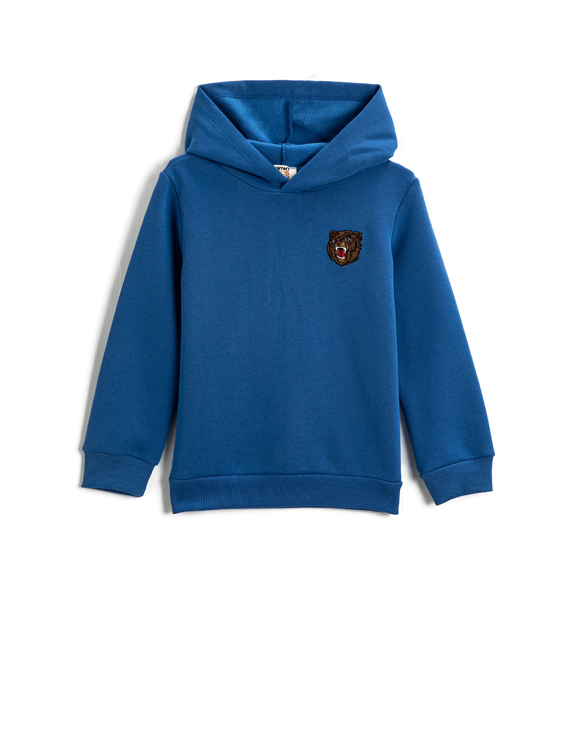 Basic Kapüşonlu Sweatshirt Baskı Detaylı