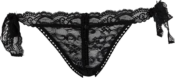 Aubade Women's Boite A Desire Culotte Coquine Bikini- Adjustable Ties at Side, Black (Noir), One Size (US: XS-M)