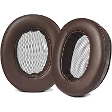 Replacement Earpads for Sony MDR-1A MDR-1ADAC Headphones, Premium Protein Leather Ear Cushions, Memory Foam Covers, Comfortable MDR1A Headset Ear Pads Brown