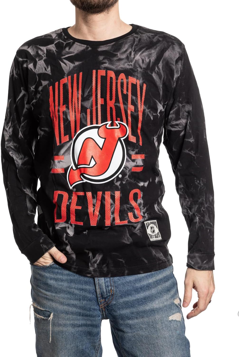 Calhoun NHL Surf & Skate Mens Crystal Tie Dye Long Sleeve Cotton Shirt – The Sunset Collection