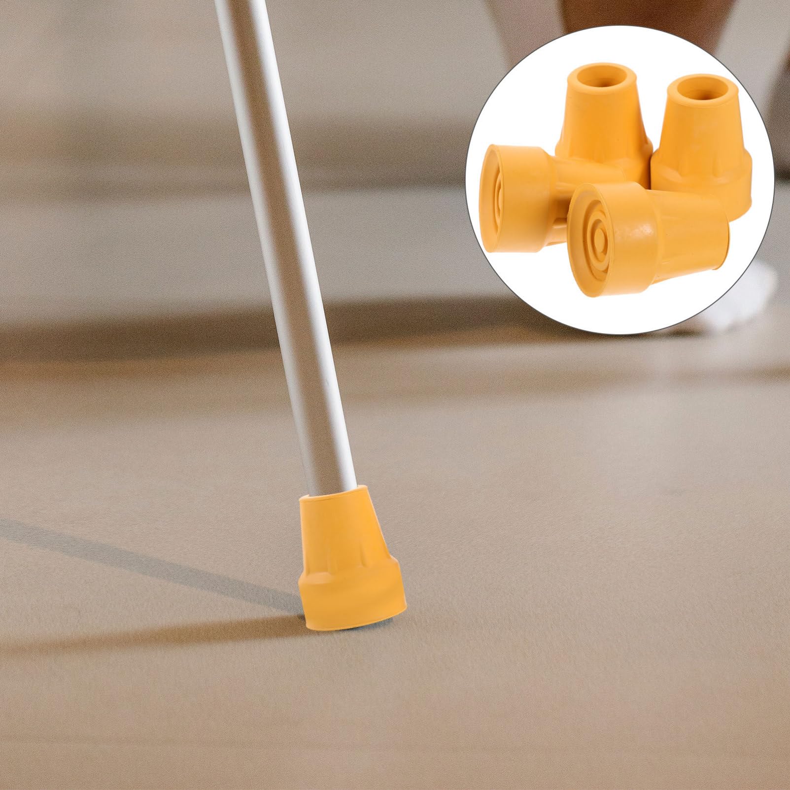 Ipetboom 16pièces Embouts Antidérapants Pour Béquilles Et Lot De Accessoires De Remplacement Pour Bâtons De Randonnée Et Canes Compatibles Majorité Modèles