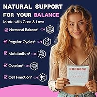 Vista 6 de Totaria Suplemento de inositol para mujeres con vitamina D3, folato, proporción 40:1 mio-inositol y complejo D-quiro inositol, cápsulas de inositol