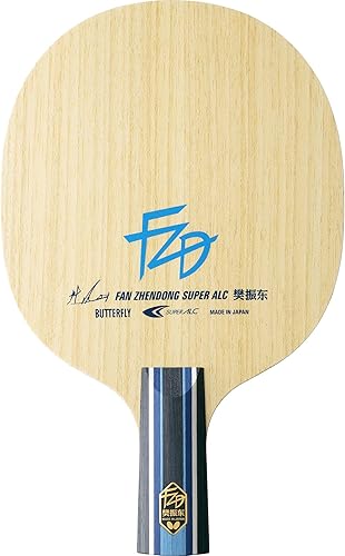 Miniatura 4 de Butterfly Fan Zhendong Super ALC - Cuchilla de tenis de mesa profesional Butterfly - Estilo tradicional o inverso con mango chino Penhold -