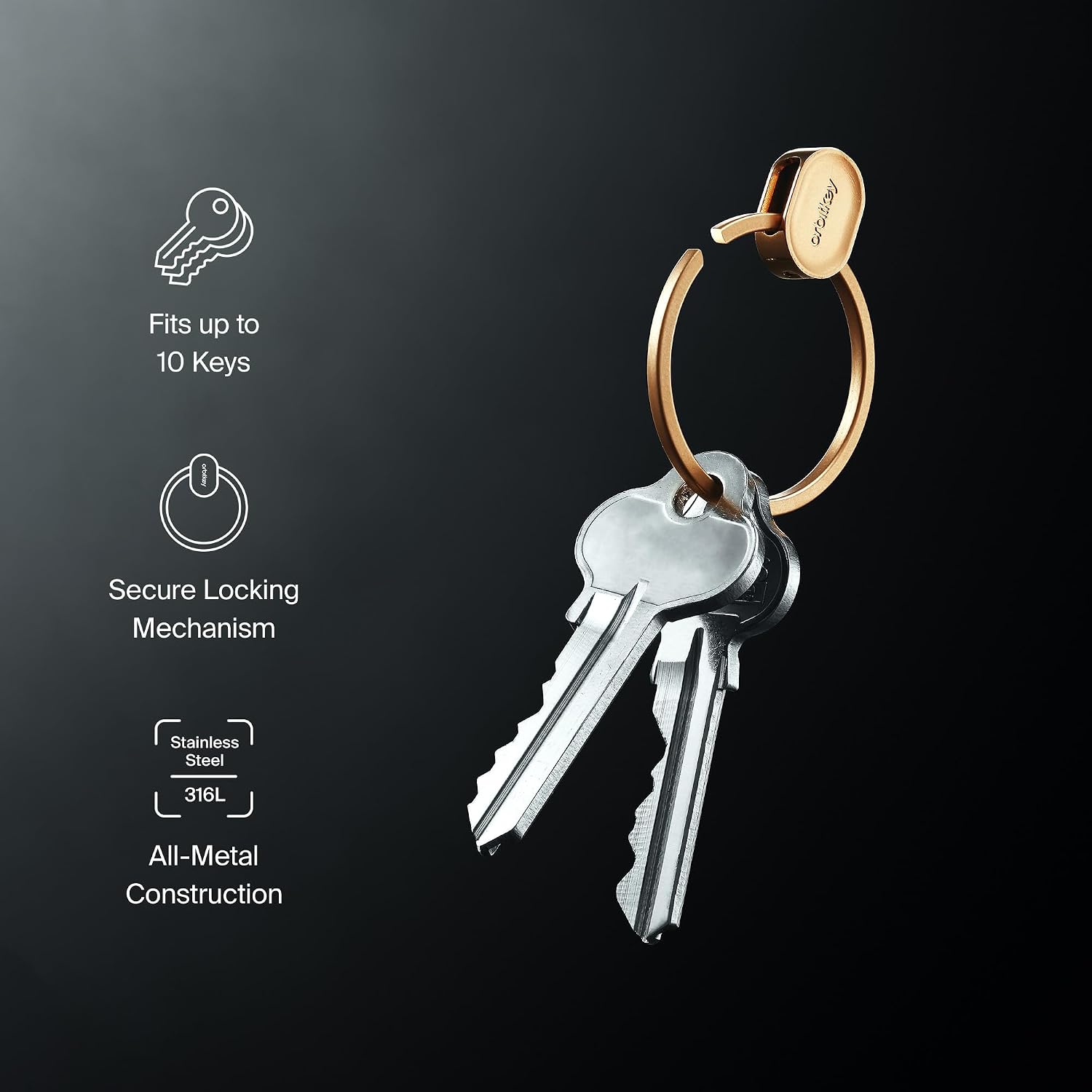 orbitkey Ring V2 Quick Release Key Ring