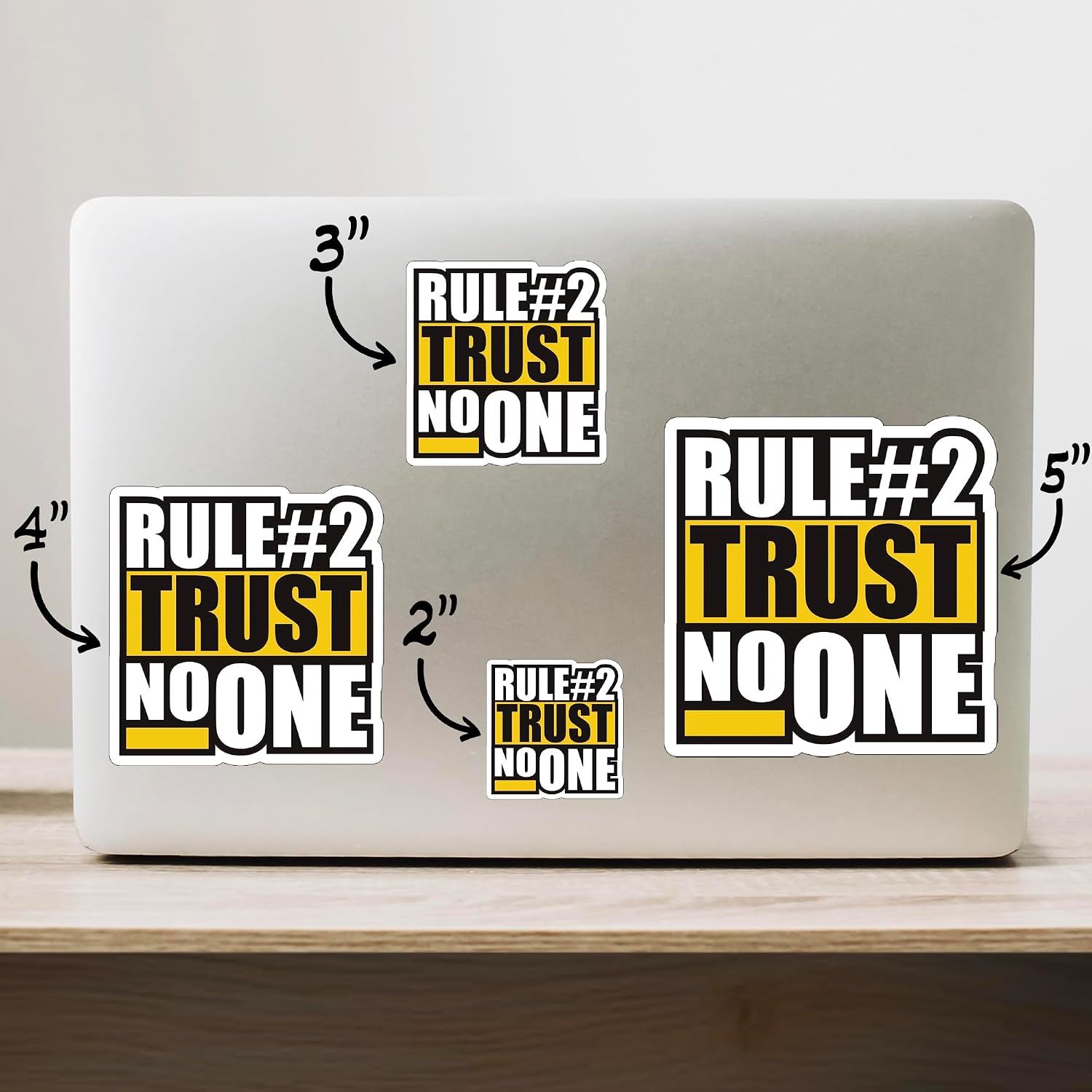 (3PCS) Rule #2 Trust No One Empire Sticker for Phone Tablet Laptop Car Truck Window | 3" Sticker image 2