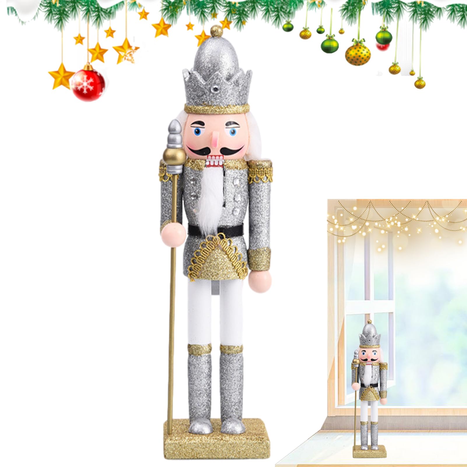 Casse-noisette soldat bois pour la magie de Noël