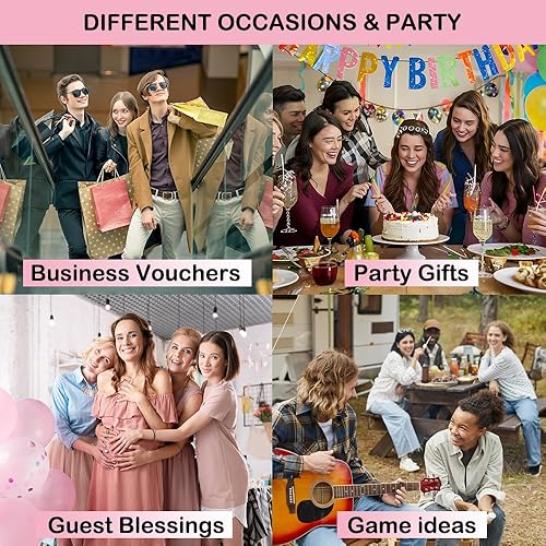 Miniatura 6 de 50 pcs tarjetas de juego para raspar con temática de regreso a los años 80, divertidas tarjetas retro de bola de luz de disco para cumpleaños, Negro