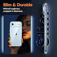 Vista 464 de TAURI Funda magnética 2 en 1 transparente para iPhone 14 Pro, compatible con Magsafe [no amarillenta] con protector de pantalla, protección de grado