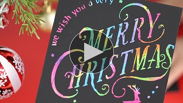 Amazon.co.jp: DERAYEE クリスマス スクラッチアート スクラッチアート