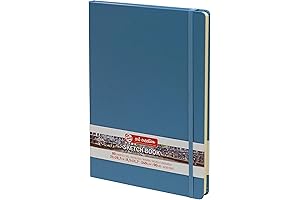 ターレンスジャパン スケッチブック (A4) 8.3×11.8インチ (21×30 cm), 湖水ブルー T9314-213M