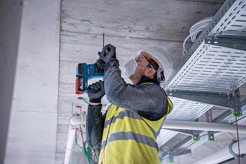 Bosch Professional 18V System combi-kit : Perceuse-visseuse à percussion GSB 18V-45 + perforateur GBH 18V-22 (avec 2 batteries 4,0 Ah, chargeur rapide GAL 18V-40, sacoche d’outils) - 6
