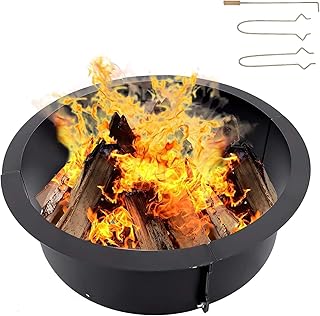 Amazon Com Round Fire Pit Insert