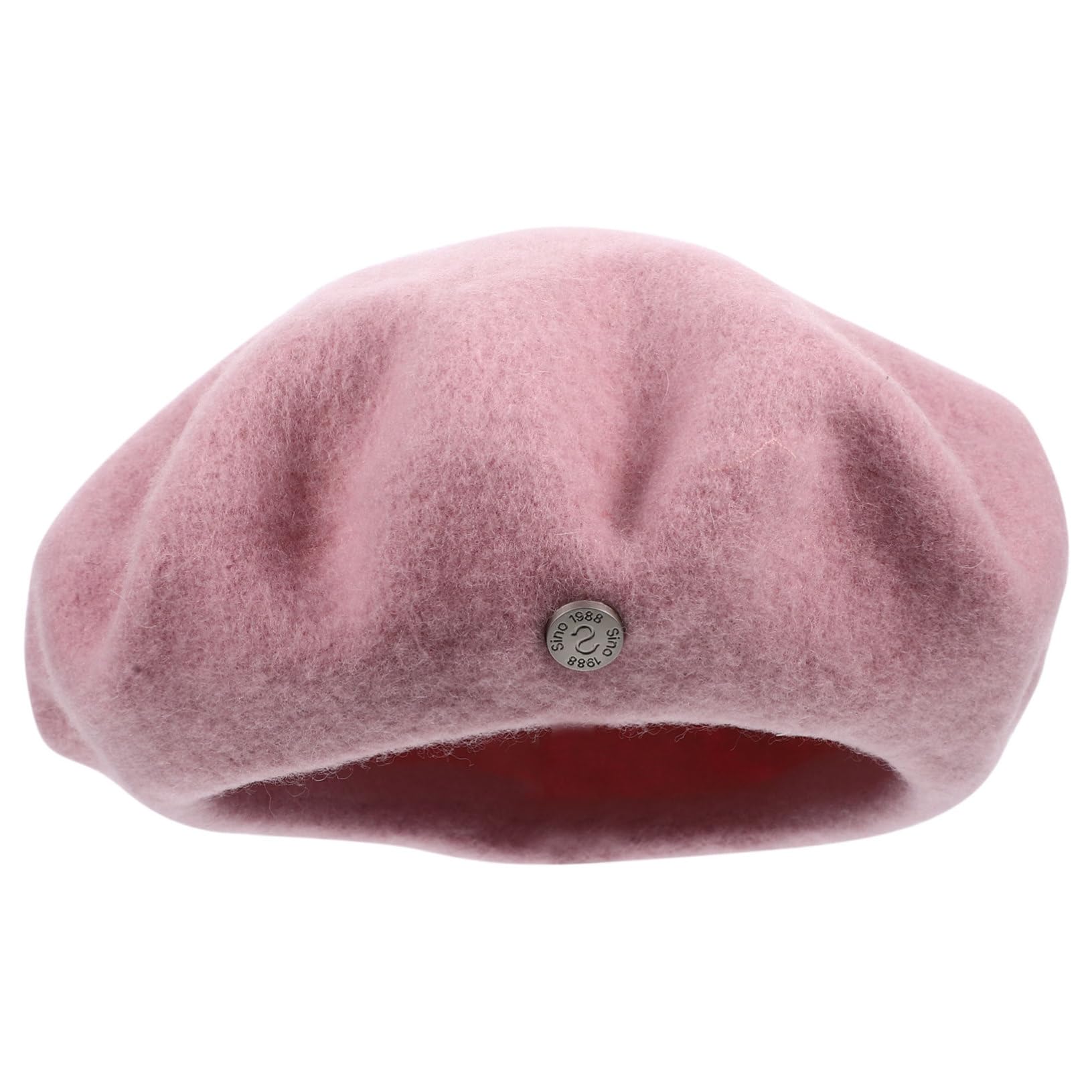 FRCOLOR Beret Hat Vintage Creative Beret for Teens Adults Stylish Sunshade Accessory for Fall Versatile Fashion Hat Pink