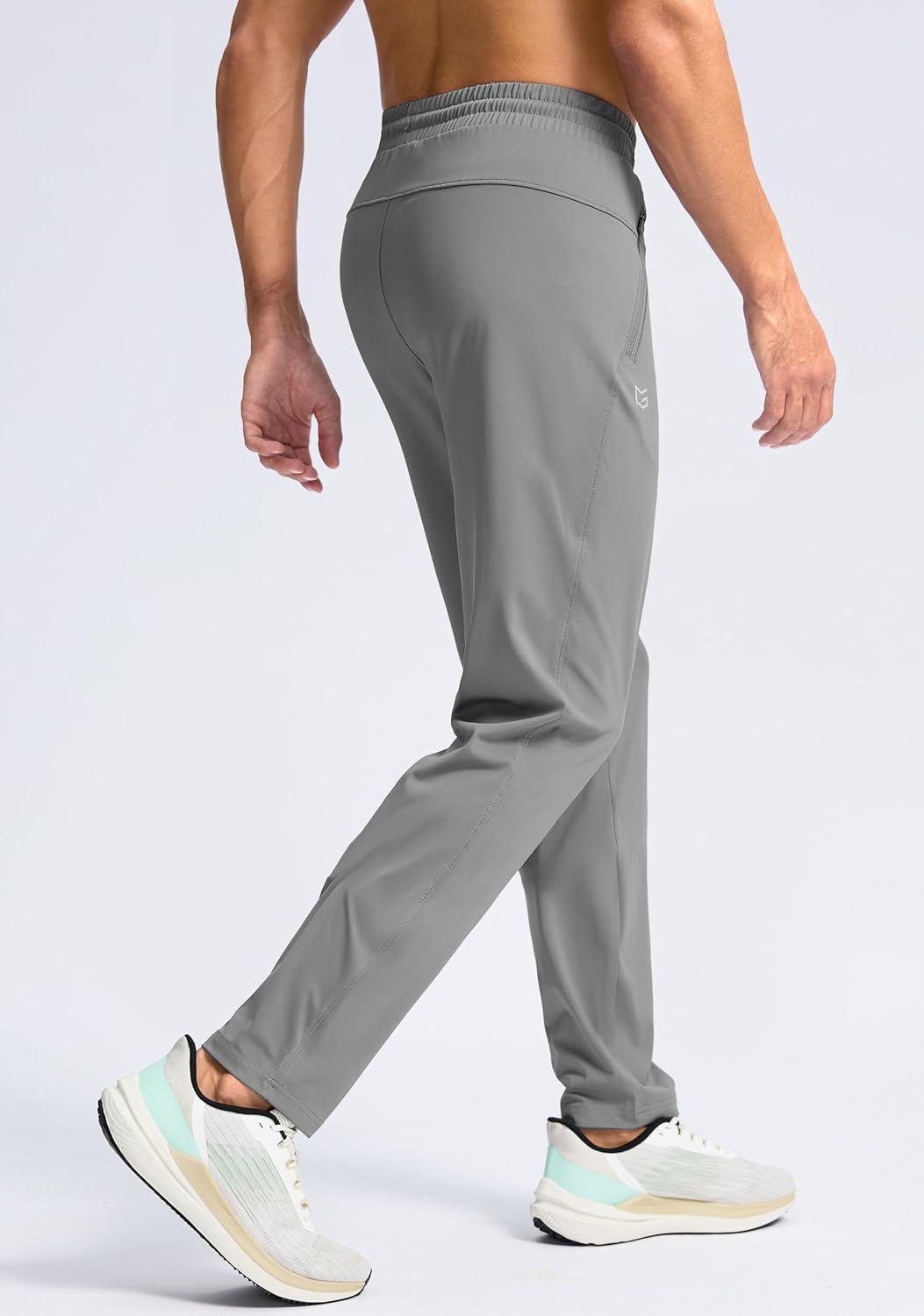G Gradual Men's 30"/32"/34"/36" Inseam Tall Sweatpants with Zipper Pockets Stretch Long Joggers Athletic Workout Pants Men - Image 3