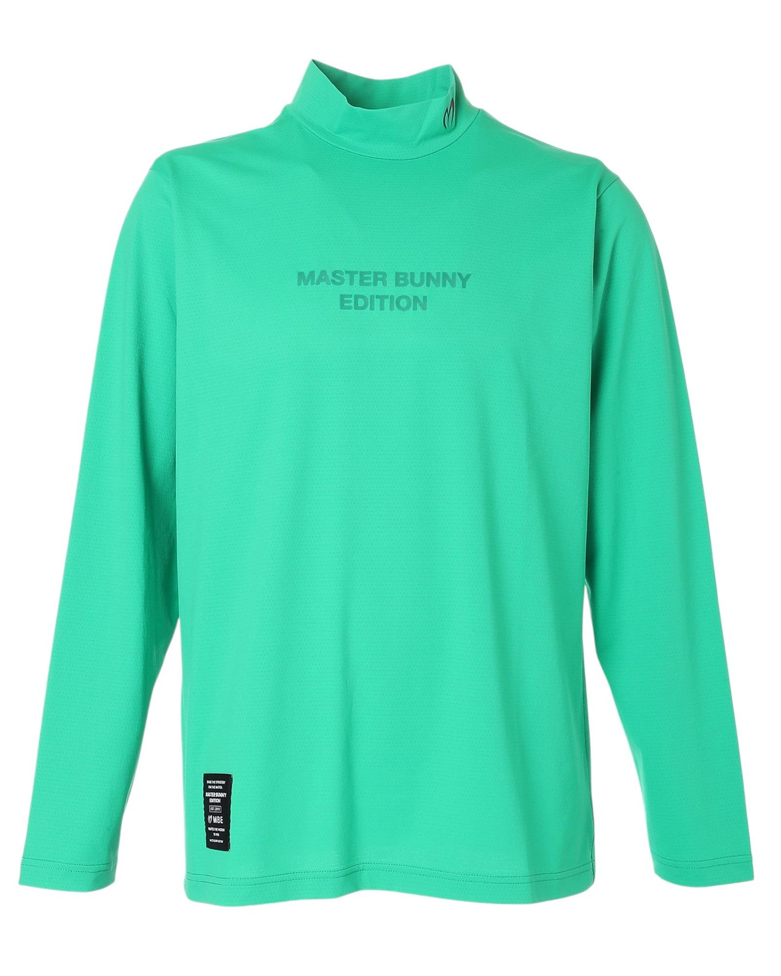 [マスターバニーエディション] メンズ 長袖 モックネックシャツ (ブランドロゴ) / ゴルフ / 758-5266901