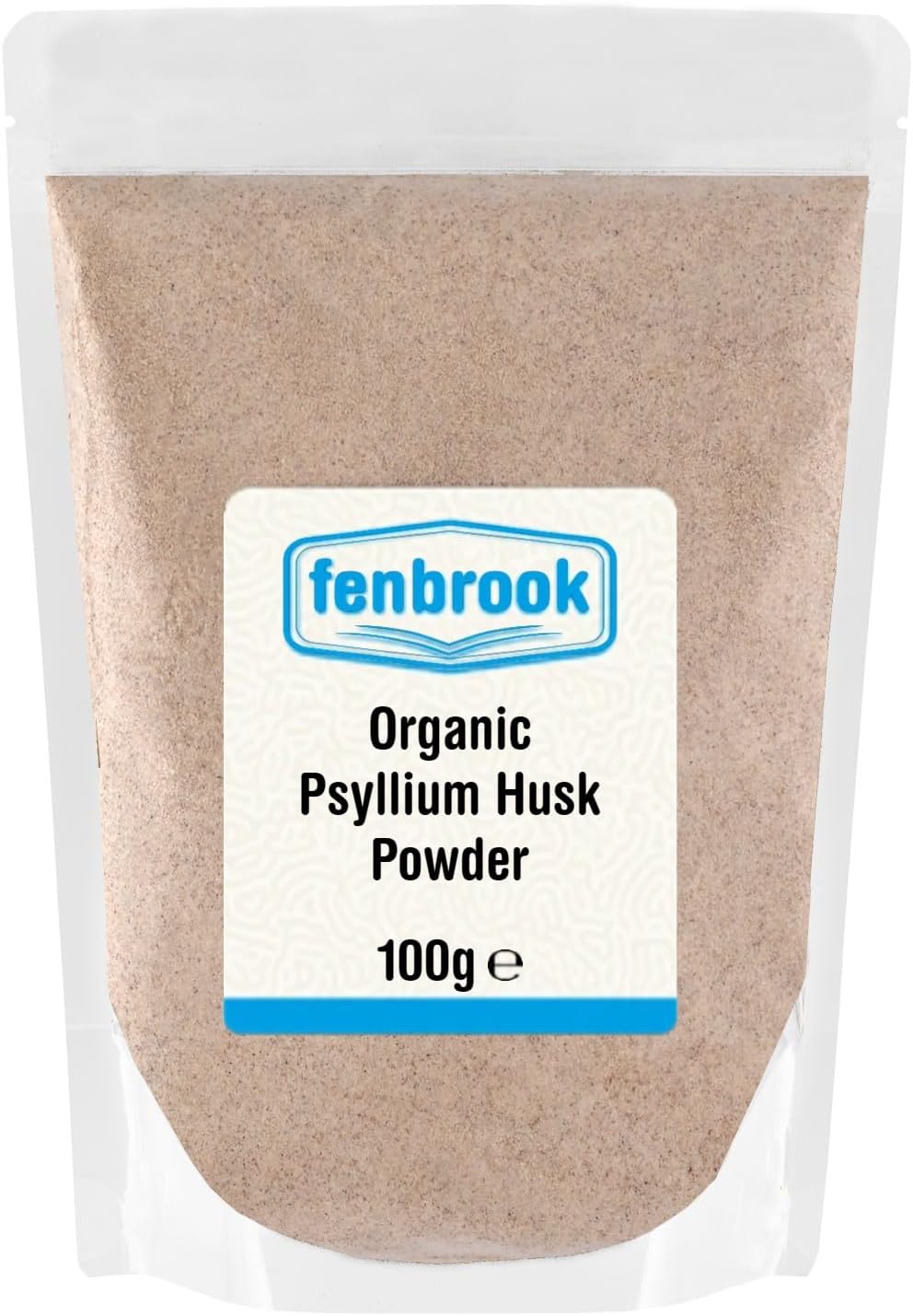 Organic Psyllium Husk Powder 100g Certified Organic by Fenbrook