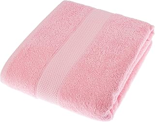 Juego de toallas de baño, de Homescapes. Toallas rosadas de algodón, muy suaves y absorbentes, 500 g/m² gran peso para el lujo diario, 100% algodón, Rosa, Jumbo Towel