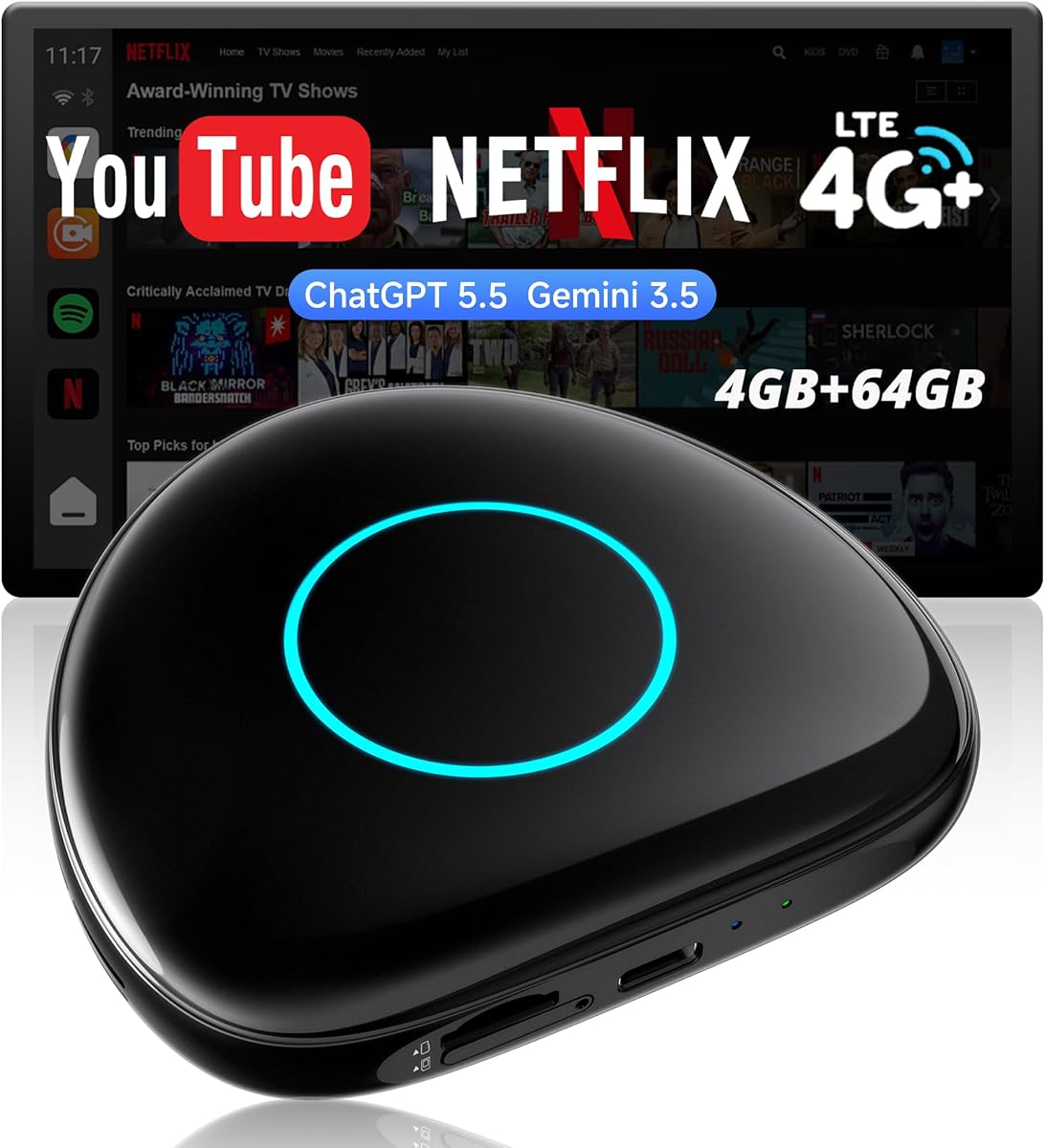 Wireless CarPlay&Android Auto Adapter Magic AI Box