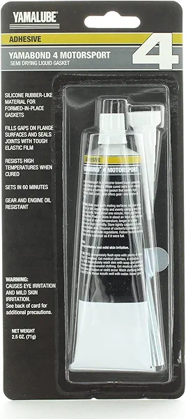 Yamaha Original OEM Yamalube Yamabond 4 Silicone Based Liquid Gasket Yamaha Part# Acc-YAMAB-ON-D4 - (1) 2.5 oz Tube