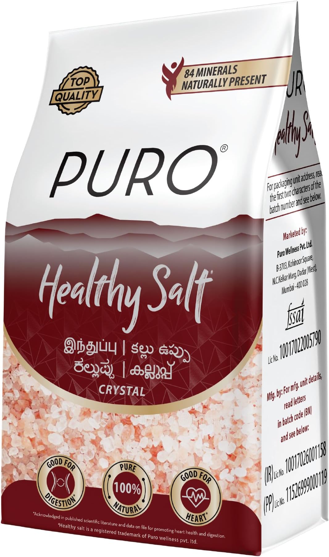 Puro Healthy Salt Crystal, 1kg