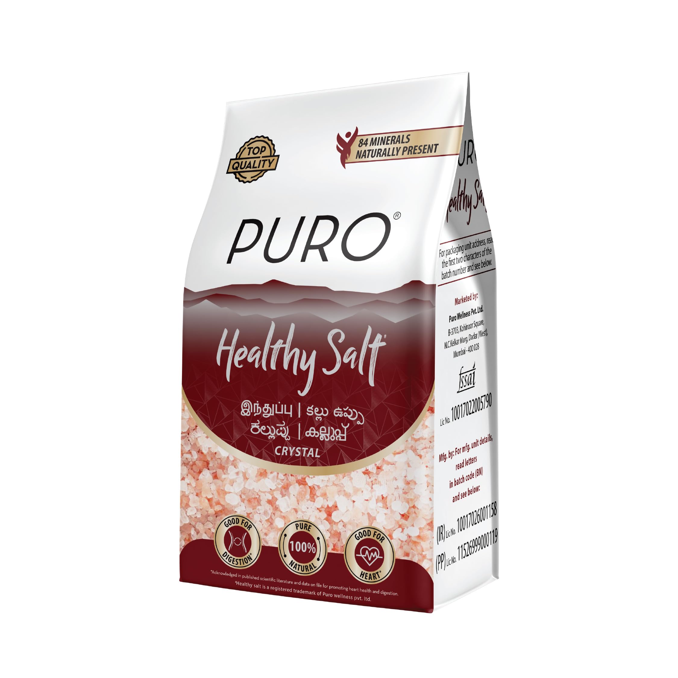Puro Healthy Salt Crystal, 1kg