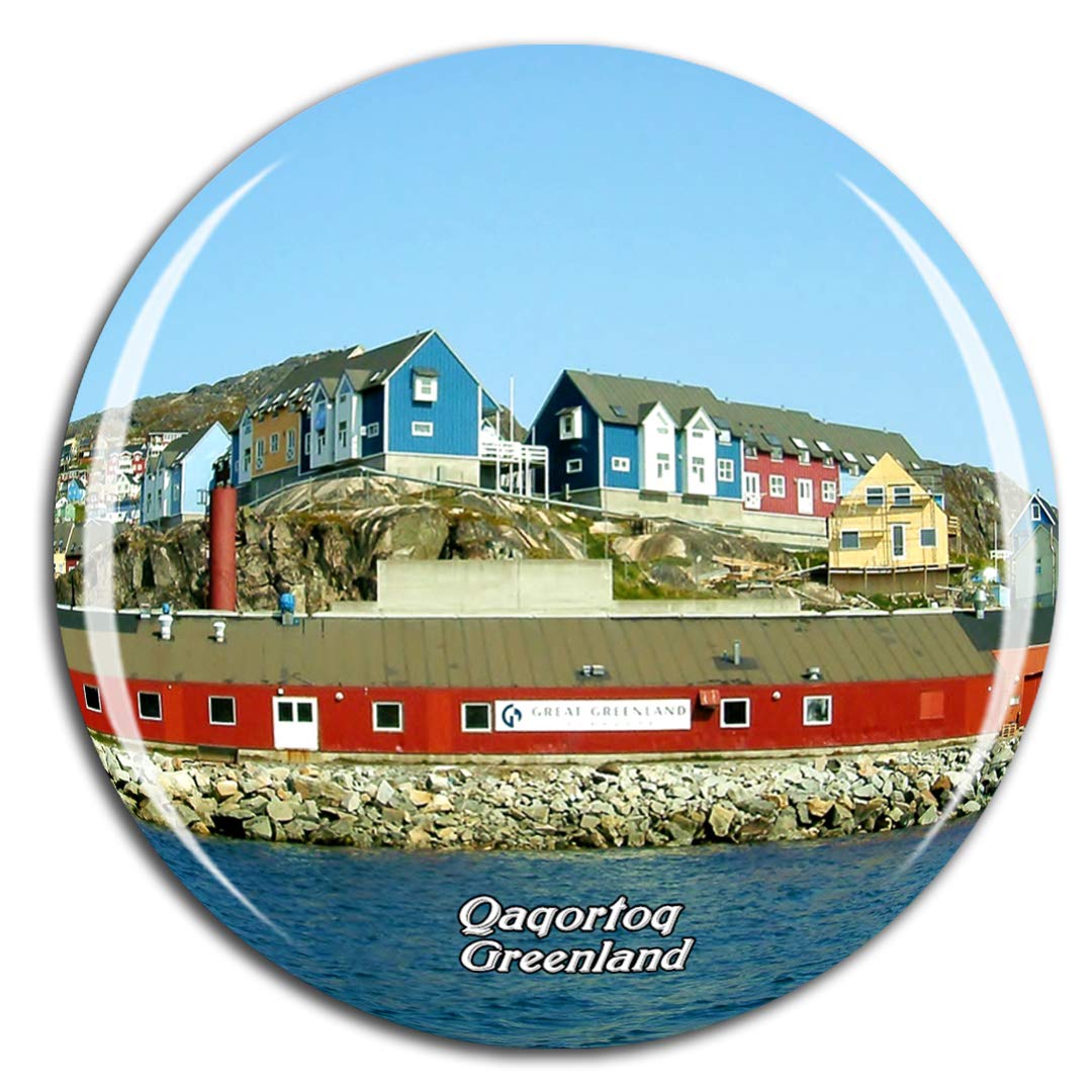 Weekino Îles Féroé Danemark Fridge Magnet 3D Crystal Glass Tourist City Voyage Souvenir Collection Cadeau Fort Réfrigérateur Autocollant