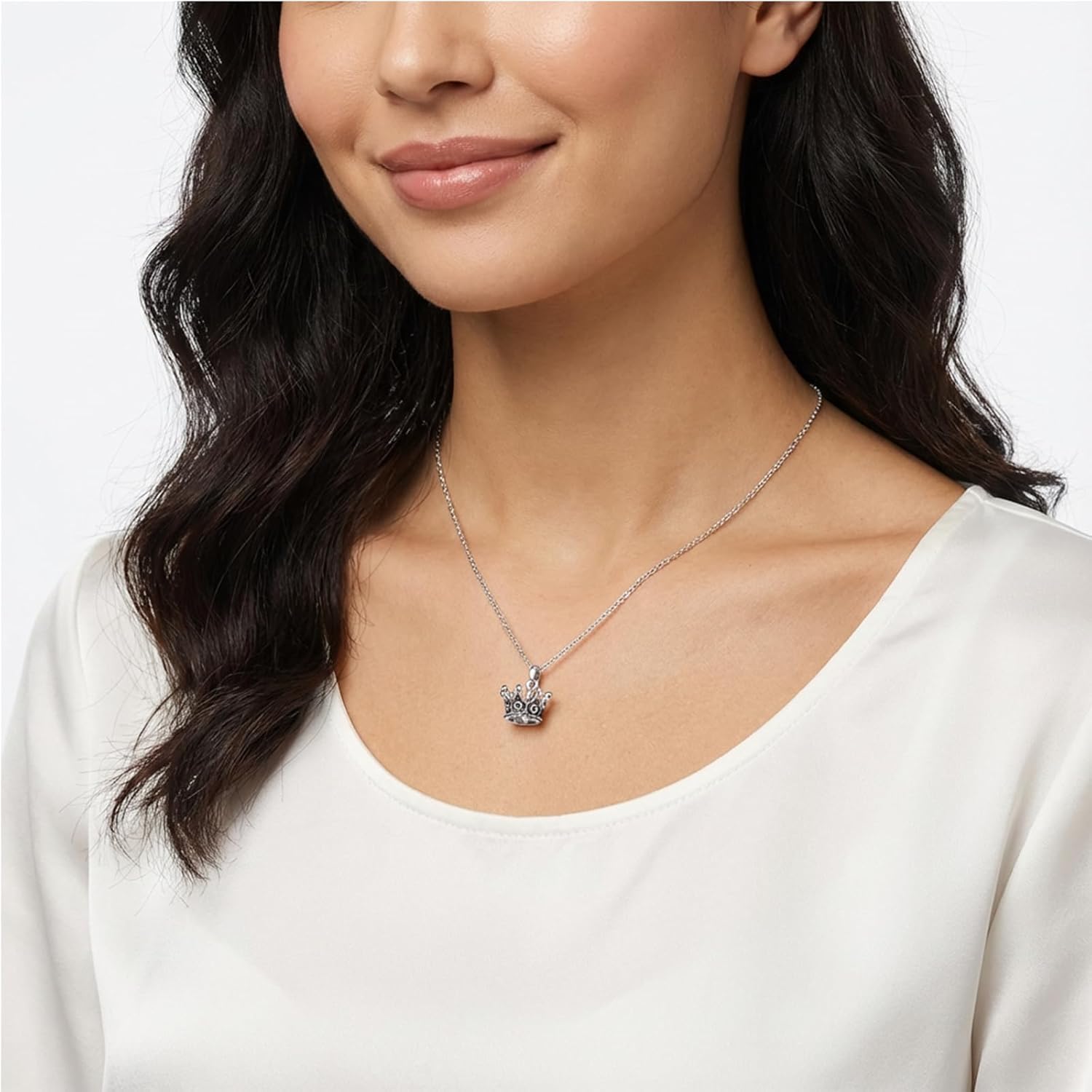 30 PCS Mini Crowns for Crafts, Mixed Color Vintage Crown Charms 3D Alloy King Crown‘s Beads Large Hole Spacer Beads for DIY Crafts Jewelry Necklace Making Supplies - Image 5