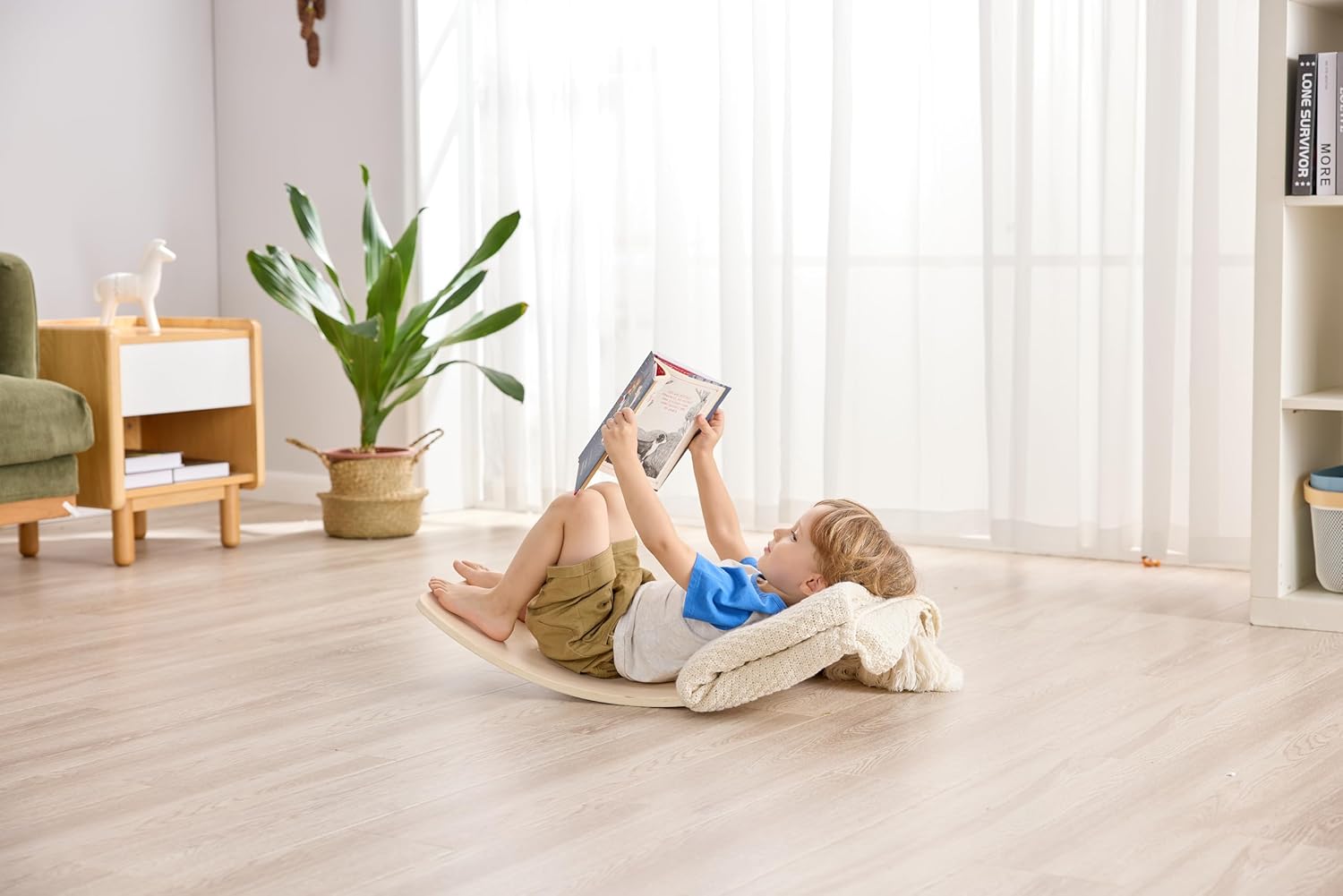 (New Sept) Hape 2 in 1 Rocking Horse