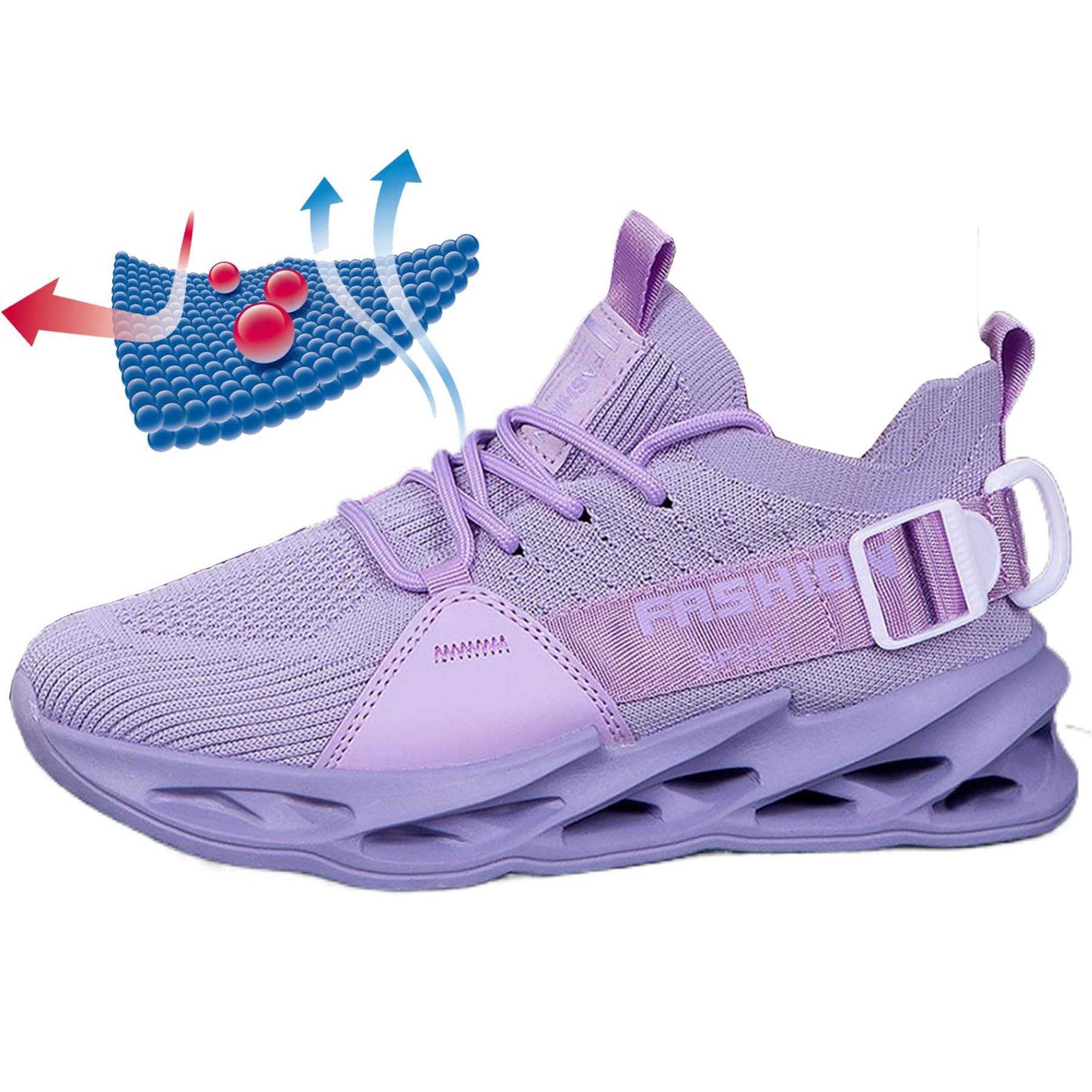 Uomo Donna Running Scarpe da Ginnastica Leggere Traspirante Casual Sportive Mesh Comode Fitness Jogging Sneakers Multicolore EU 36-46